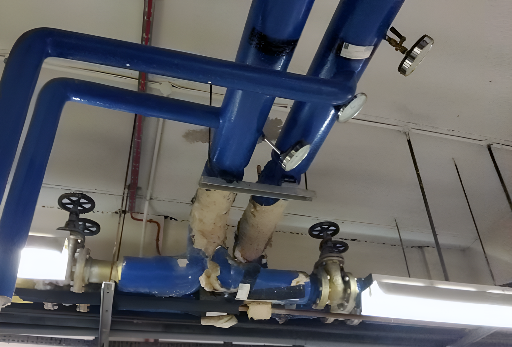 Pipe lagging insulation removal
